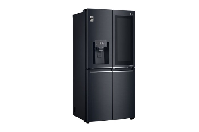 Nevecón LG LM57SXT InstaView vista frontal izquierda