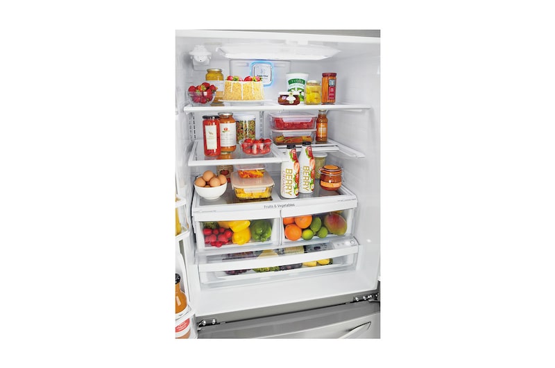 LG Nevecón Tipo europeo con Door-in-Door® de 740,2 LTS, No frost, Acabado Acero Inoxidable, filtro Fresh Filter, Inverter Lineal Compressor, LM63SDS