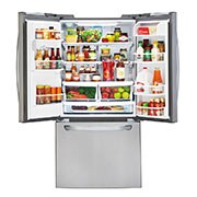 LG Nevecón Tipo europeo de 741 LTS, No frost, Acabado Acero Inoxidable, Filtro Fresh Filter, Inverter Lineal Compressor, LM63SGS