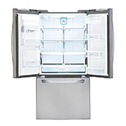 LG Nevecón Tipo europeo de 741 LTS, No frost, Acabado Acero Inoxidable, Filtro Fresh Filter, Inverter Lineal Compressor, LM63SGS