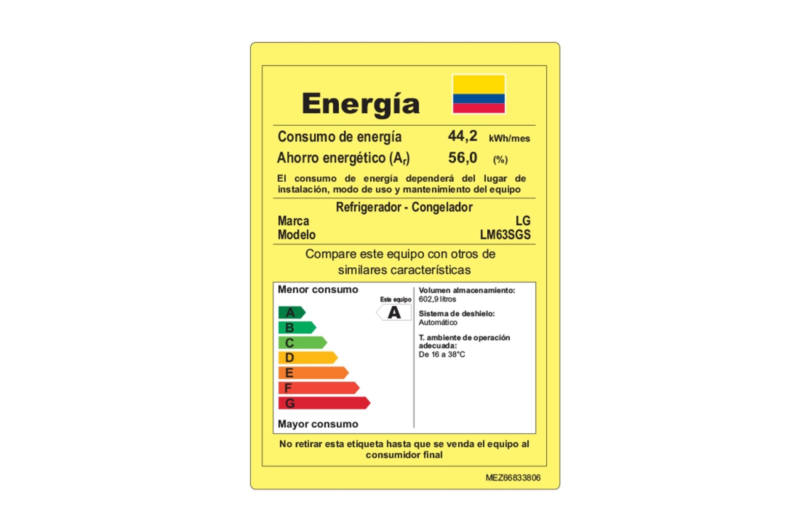 LG Nevecón Tipo europeo de 741 LTS, No frost, Acabado Acero Inoxidable, Filtro Fresh Filter, Inverter Lineal Compressor, LM63SGS