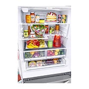 LG Nevecón tipo europeo-3 puertas, 695L, Acabado STS, Inverter Linear Compresor, dispensador agua - hielo, LINEAR Cooling, Door Cooling, ThinQ, Garantía 10 años en compressor, LM65SGS