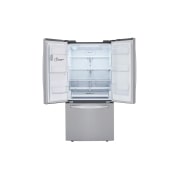LG Nevecón tipo europeo-3 puertas, 695L, Acabado STS, Inverter Linear Compresor, dispensador agua - hielo, LINEAR Cooling, Door Cooling, ThinQ, Garantía 10 años en compressor, LM65SGS