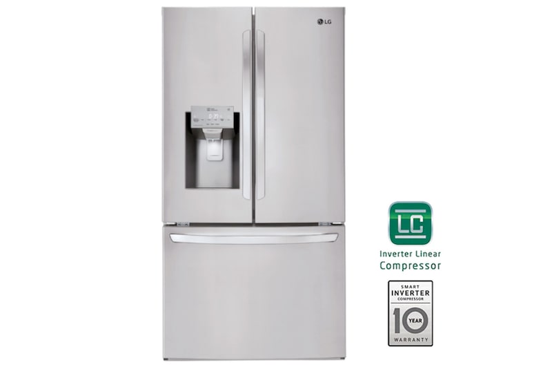 LG Nevecón Tipo europeo de 793LTS, No frost, Acabado Acero Inoxidable, Hygiene FRESH+TM, Inverter Lineal Compressor, LM75SGS