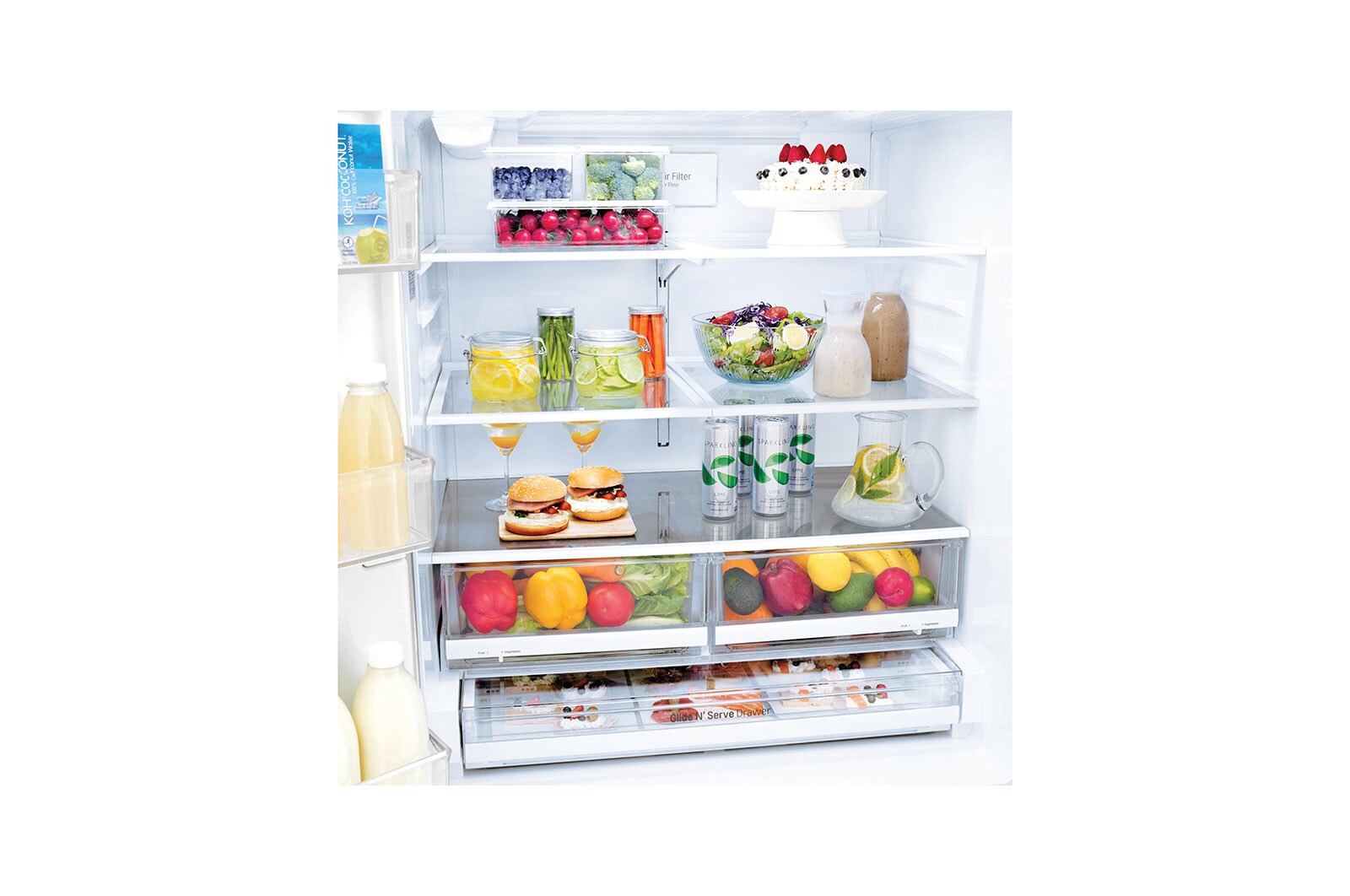 LG Nevecón Tipo europeo de 793LTS, No frost, Acabado Acero Inoxidable, Hygiene FRESH+TM, Inverter Lineal Compressor, LM75SGS