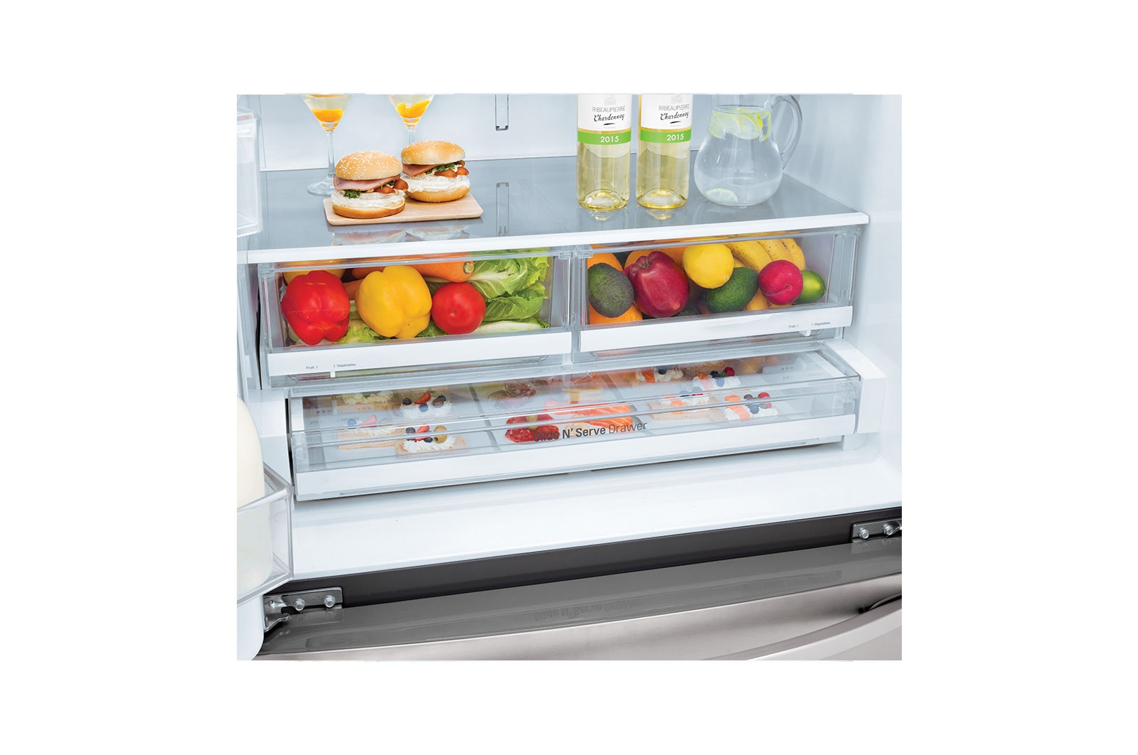 LG Nevecón Tipo europeo de 793LTS, No frost, Acabado Acero Inoxidable, Hygiene FRESH+TM, Inverter Lineal Compressor, LM75SGS