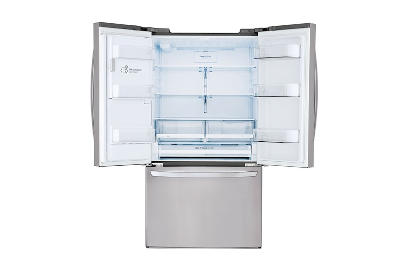 LG Nevecón Tipo europeo de 793LTS, No frost, Acabado Acero Inoxidable, Hygiene FRESH+TM, Inverter Lineal Compressor, LM75SGS