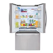 LG Nevecón Tipo europeo de 793LTS, No frost, Acabado Acero Inoxidable, Hygiene FRESH+TM, Inverter Lineal Compressor, LM75SGS