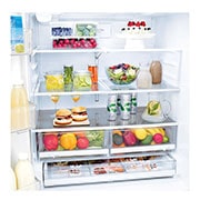 LG Nevecón Tipo europeo de 793LTS, No frost, Acabado Acero Inoxidable, Hygiene FRESH+TM, Inverter Lineal Compressor, LM75SGS