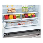 LG Nevecón Tipo europeo de 793LTS, No frost, Acabado Acero Inoxidable, Hygiene FRESH+TM, Inverter Lineal Compressor, LM75SGS