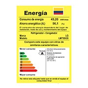 LG Nevecón Tipo europeo de 793LTS, No frost, Acabado Acero Inoxidable, Hygiene FRESH+TM, Inverter Lineal Compressor, LM75SGS