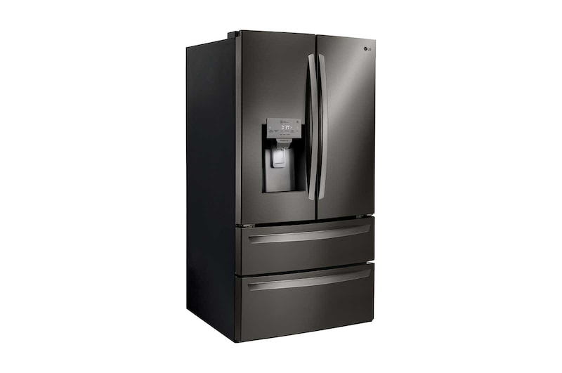 LG Nevecón Tipo europeo 4 puertas, capacidad 842 LTS, No frost, Acabado Matte Black, Inverter Lineal Compressor, LM80SGD