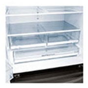 LG Nevecón Tipo europeo 4 puertas, capacidad 842 LTS, No frost, Acabado Matte Black, Inverter Lineal Compressor, LM80SGD