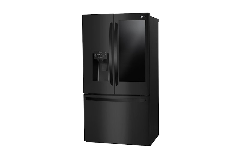 LG Nevecón LG InstaView Door-in-Door® Tipo Europeo 3 Puertas, capacidad 837 LTS, No Frost, Acabado Matte Black, Inverter Linear Compressor, LM80SXT