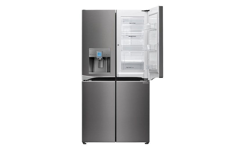 LG Nevecón LG con Door-in-Door®, Tipo europeo de 889 LTS, No frost, Acabado Acero Inoxidable, Filtro Hygiene Fresh+®, Inverter Lineal Compressor, LM86SDD1