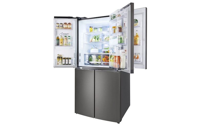 LG Nevecón LG con Door-in-Door®, Tipo europeo de 889 LTS, No frost, Acabado Acero Inoxidable, Filtro Hygiene Fresh+®, Inverter Lineal Compressor, LM86SDD1
