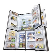 LG Nevecón LG con Door-in-Door®, Tipo europeo de 889 LTS, No frost, Acabado Acero Inoxidable, Filtro Hygiene Fresh+®, Inverter Lineal Compressor, LM86SDD1