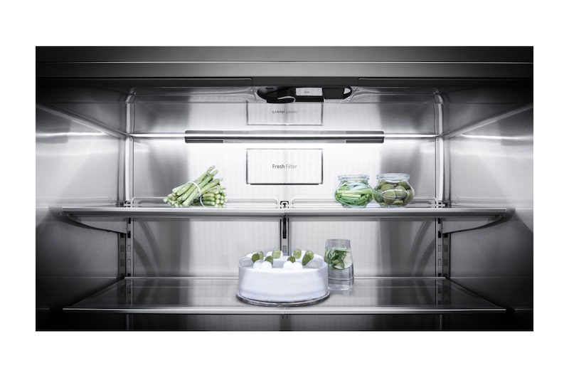 LG SIGNATURE InstaView Door-in-Door™ 950LTS Acabado Acero Texturizado, LM88SXM