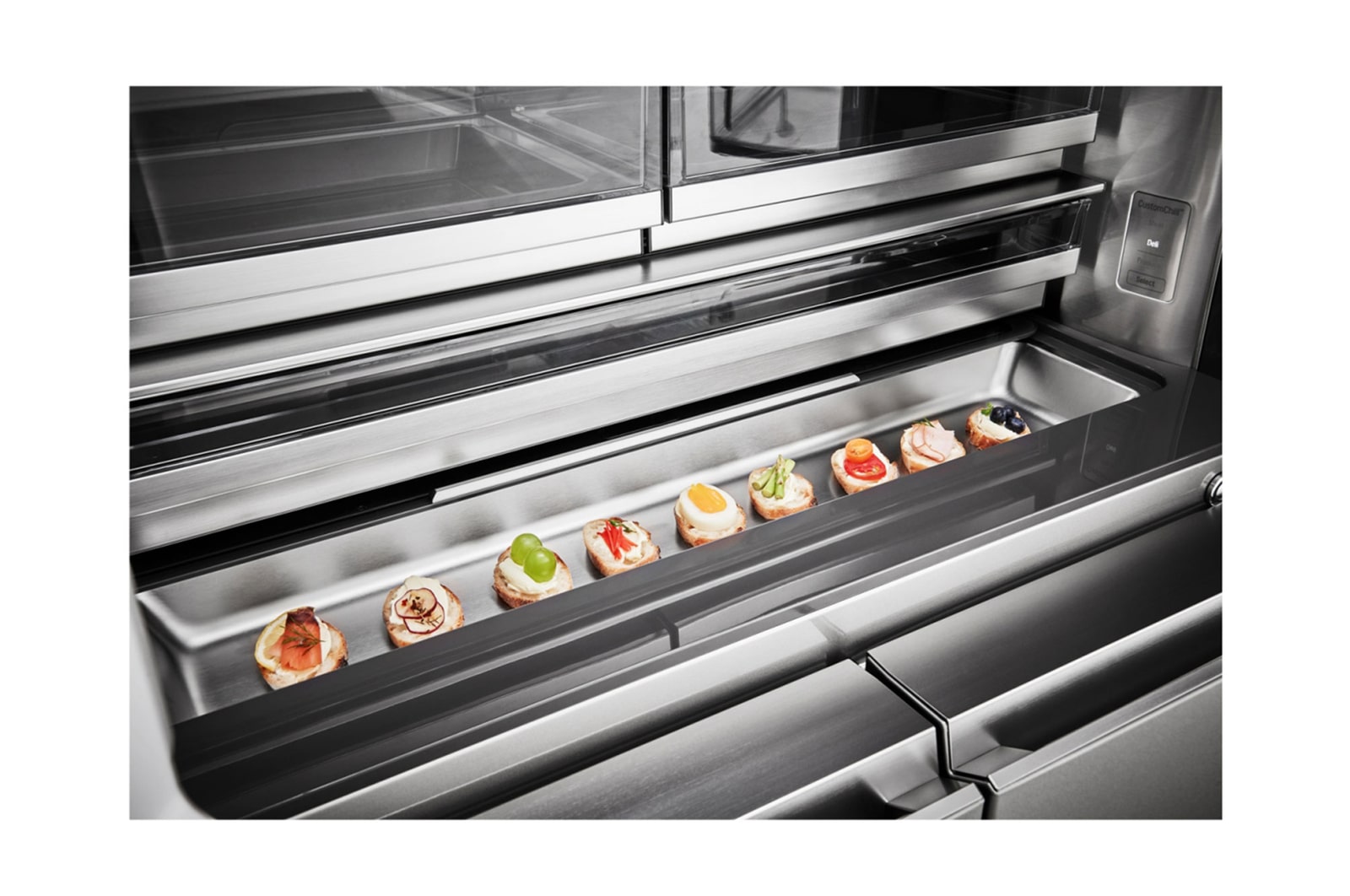 LG SIGNATURE InstaView Door-in-Door™ 950LTS Acabado Acero Texturizado, LM88SXM