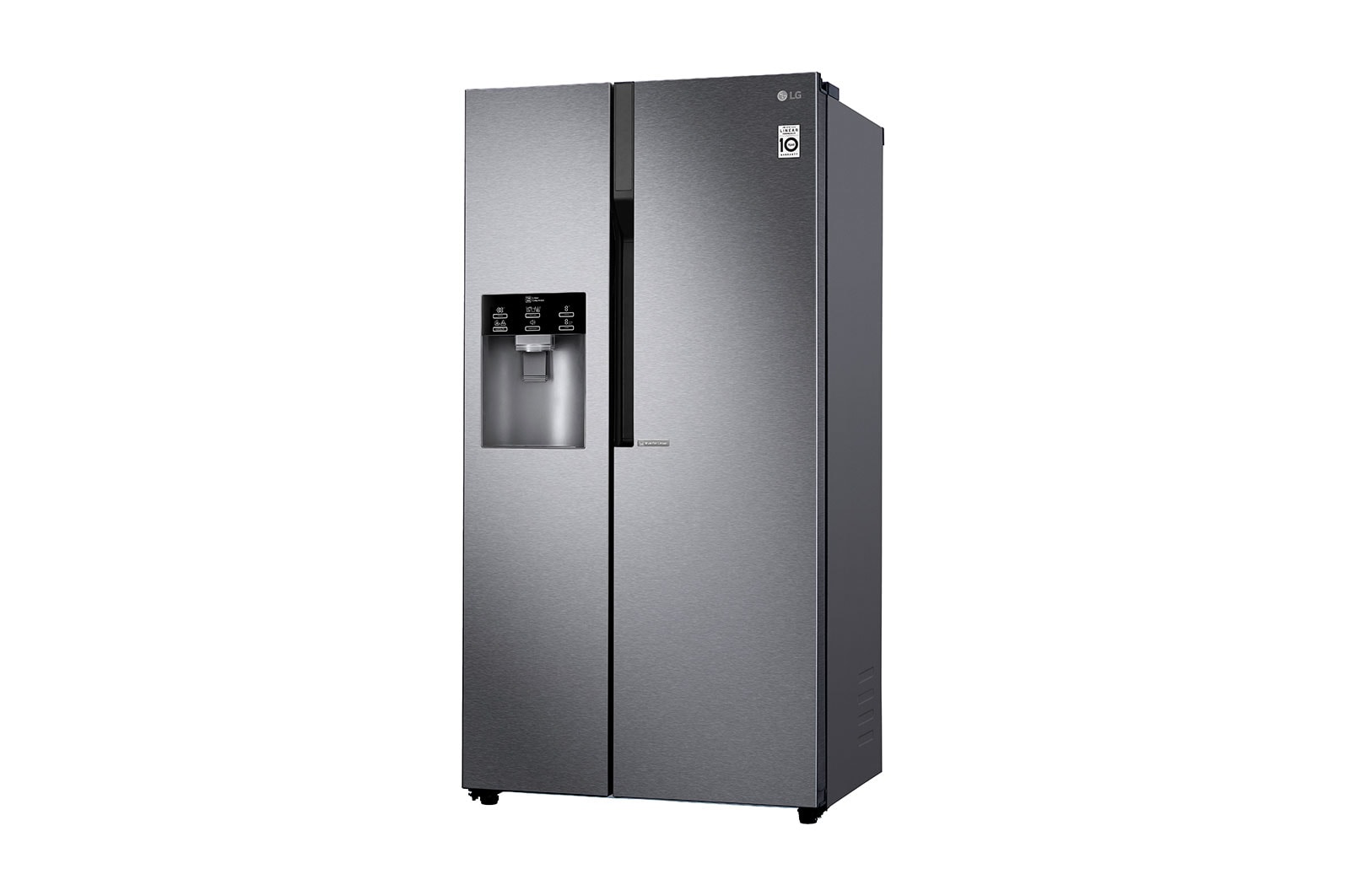 LG Nevecón LG Side by Side, capacidad de 591 LTS, acadabo Platimun Silver, Inventer Linear Compresor, LS63SPGK