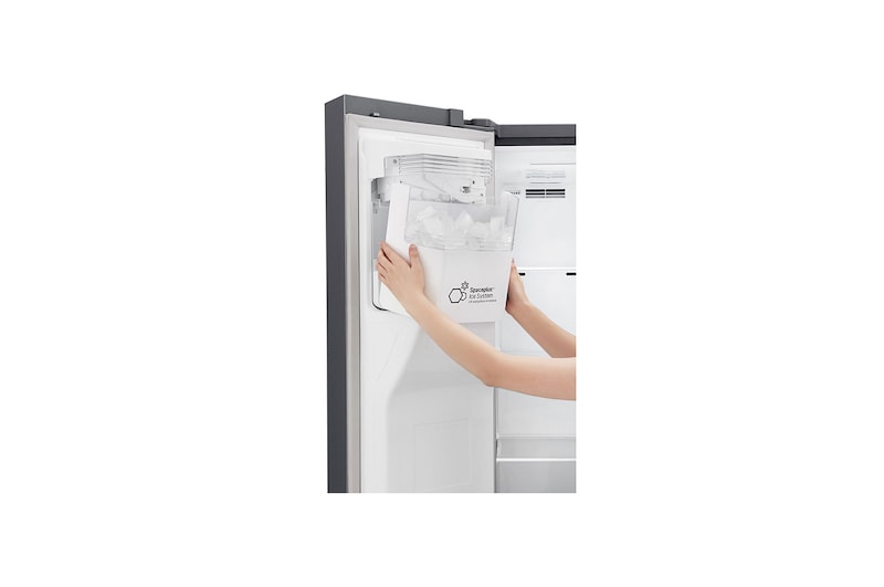 LG Nevecon Door-in-Door®, Side by Side, capacidad 668 LTS, acabado Platimun Silver, Inverter Linear Compresor, LS65SDP1