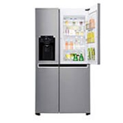 LG Nevecon Door-in-Door®, Side by Side, capacidad 592L Brutos, acabado Platimun Silver, Inverter Linear Compresor, LS65SDPX