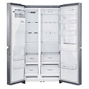 LG Nevecon Door-in-Door®, Side by Side, capacidad 592L Brutos, acabado Platimun Silver, Inverter Linear Compresor, LS65SDPX
