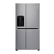 LG Nevecon Door-in-Door®, Side by Side, capacidad 592L Brutos, acabado Platimun Silver, Inverter Linear Compresor, LS65SDPX