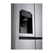 LG Nevecon Door-in-Door®, Side by Side, capacidad 592L Brutos, acabado Platimun Silver, Inverter Linear Compresor, LS65SDPX