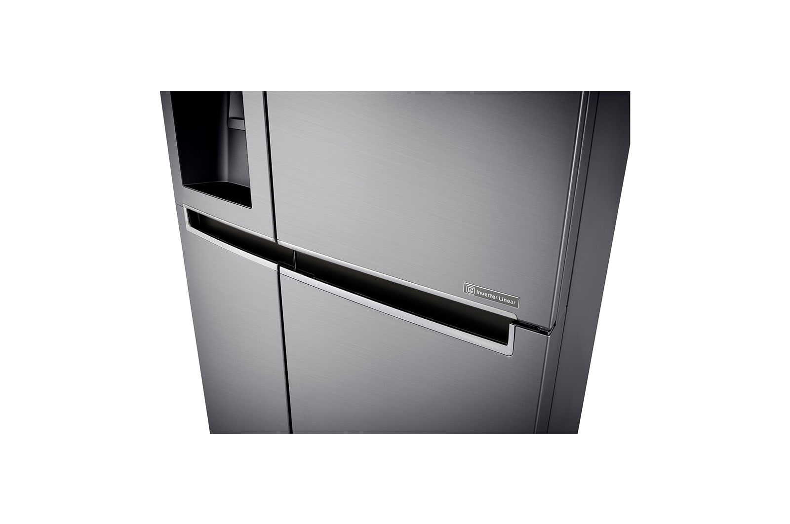 LG Nevecón Side by Side, capacidad de 668 LTS, acabado Platimun Silver, Inverter Linera Compresor., LS65SPP1