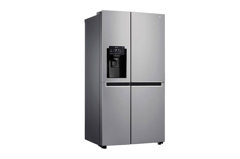 LG Nevecón Side by Side, capacidad de 592L Brutos, acabado Platinum Silver, Inverter Linear Compresor, LS65SPPX