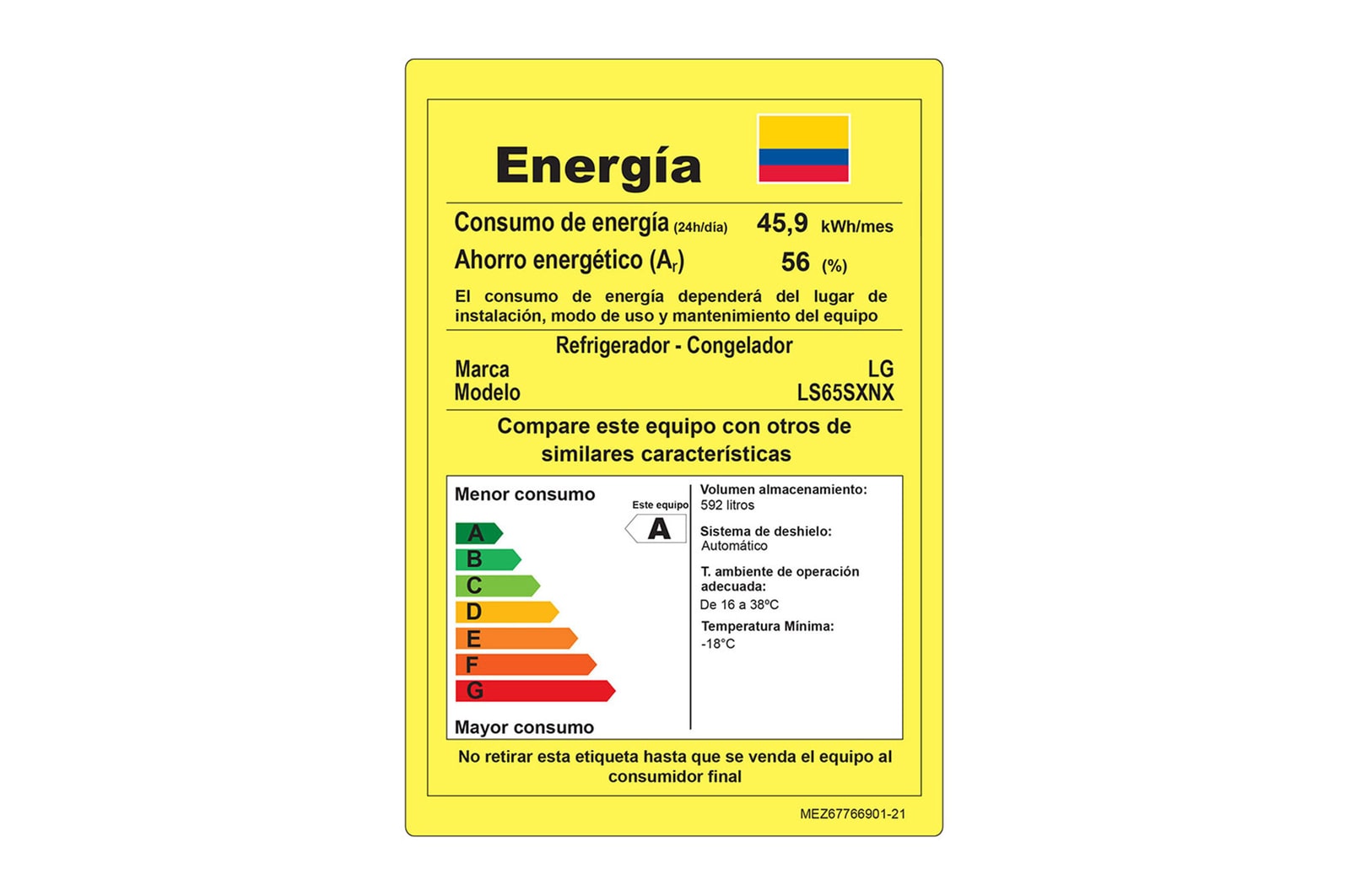 LG Nevecón LG InstaView Door-in-Door™, Side by Side, capacidad 606 LTS, Inverter Linear Compressor, acabado Noble Steel, LS65SXNX