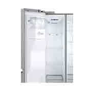LG Nevecón LG InstaView Door-in-Door™, Side by Side, capacidad 606 LTS, Inverter Linear Compressor, acabado Noble Steel, LS65SXNX