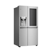 LG Nevecón LG InstaView Door-in-Door™, Side by Side, capacidad 606 LTS, Inverter Linear Compressor, acabado Noble Steel, LS65SXNX