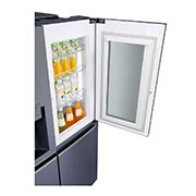 LG Nevecon LG  InstaView Door in Door, Side by Side, capacidad 668 LTS, acabado Matte Black ,Inverter Linear Compresor, LS65SXT