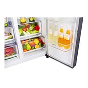 LG Nevecon LG  InstaView Door in Door, Side by Side, capacidad 668 LTS, acabado Matte Black ,Inverter Linear Compresor, LS65SXT