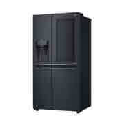 LG Nevecon LG InstaView Door in Door, Side by Side, capacidad 592 LTS, acabado Matte Black ,Inverter Linear Compressor, LS65SXTX
