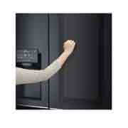 LG Nevecon LG InstaView Door in Door, Side by Side, capacidad 592 LTS, acabado Matte Black ,Inverter Linear Compressor, LS65SXTX