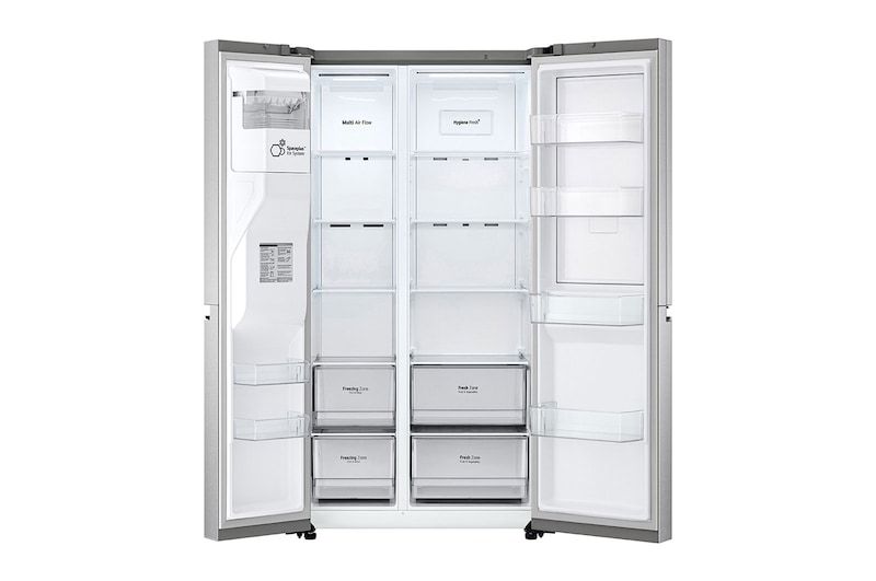 LG Nevecón LG Side by Side Door-in-Door™, ThinQ, Color Silver (STS) Capacidad Total Almacenamiento 637 Litros, LS66SDS