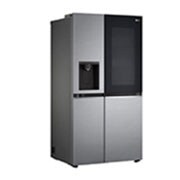 Nevecón LG LS66SGP, vista frontal izquierda, puertas cerradas.