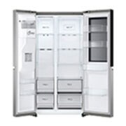 Nevecón LG LS66SGP, puertas abiertas y vacío.