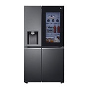 LG Nevecón LG Side By Side InstaView Door-in-Door™ Craft Ice y ThinQ Color Matte Black, Capacidad Total Almacenamiento 637 Litros, LS66SXTC