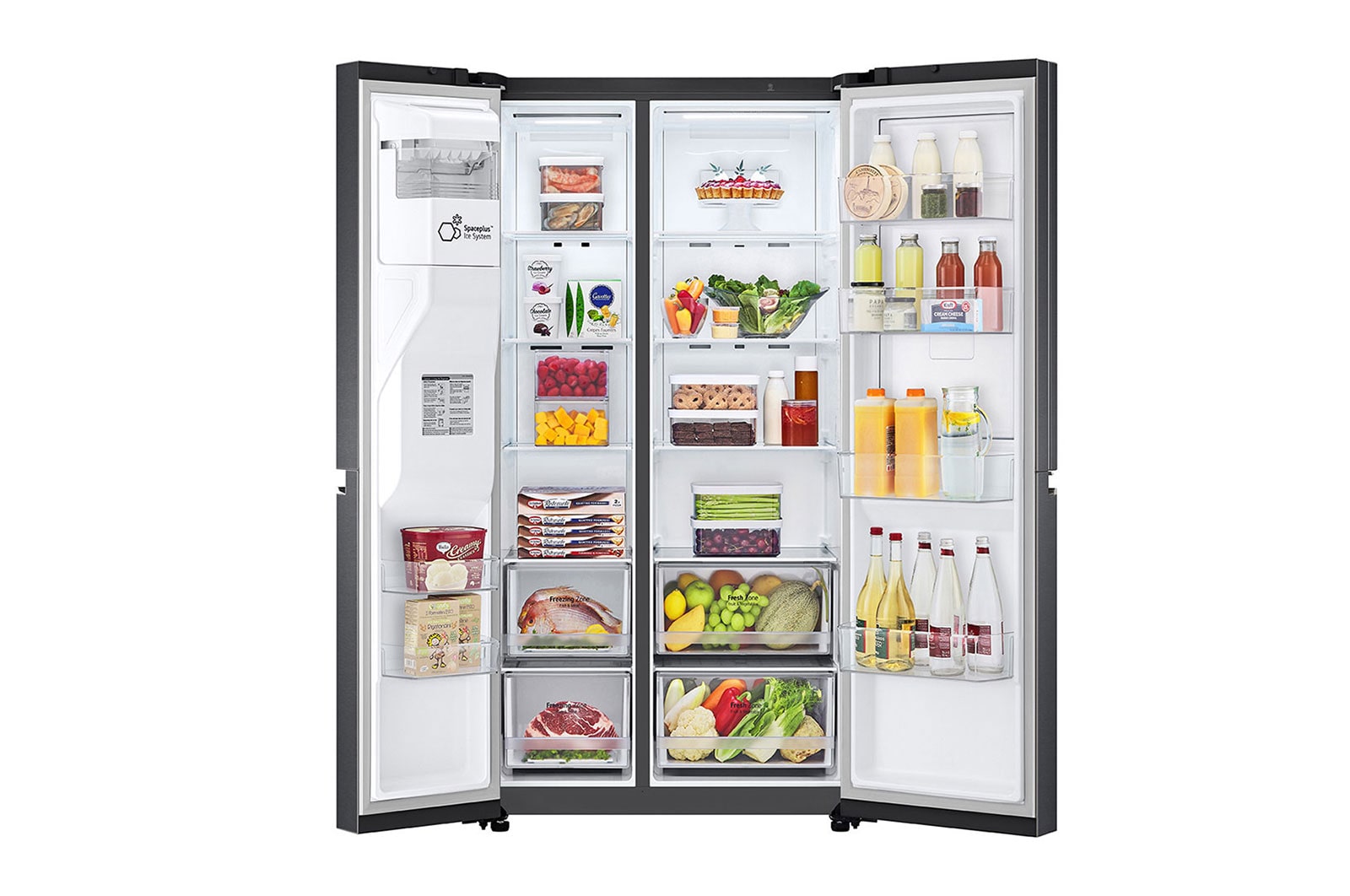 LG Nevecón LG Side by Side Door-in-Door™, ThinQ, Color Silver (STS) Capacidad Total Almacenamiento 768 Litros, LS77SDS