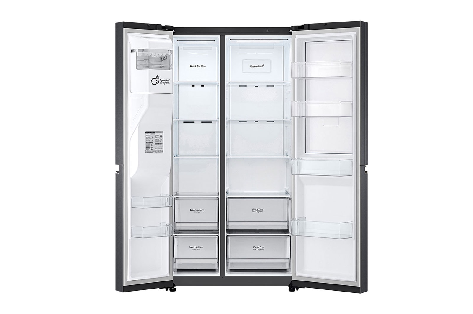 LG Nevecón LG Side by Side Door-in-Door™, ThinQ, Color Silver (STS) Capacidad Total Almacenamiento 768 Litros, LS77SDS