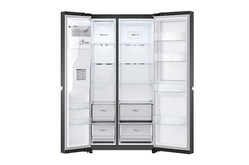 LG Nevecón LG Side by Side Door-in-Door™, ThinQ, Color Silver (STS) Capacidad Total Almacenamiento 768 Litros, LS77SDS