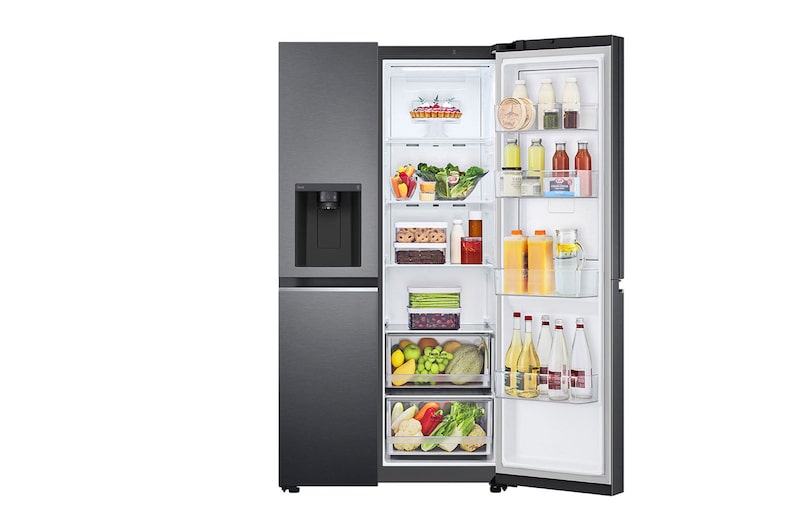 LG Nevecón LG Side by Side Door-in-Door™, ThinQ, Color Silver (STS) Capacidad Total Almacenamiento 768 Litros, LS77SDS