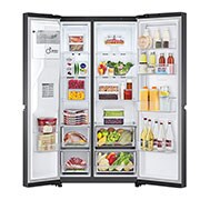 LG Nevecón LG Side by Side Door-in-Door™, ThinQ, Color Silver (STS) Capacidad Total Almacenamiento 768 Litros, LS77SDS