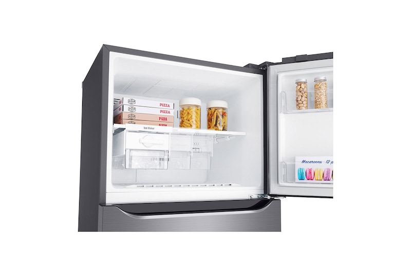 LG Nevera Top Mount, Tecnología Door Cooling™, de 427 LTS, No frost, Acabado Platinum silver, Inverter Lineal Compressor, LT39WPP