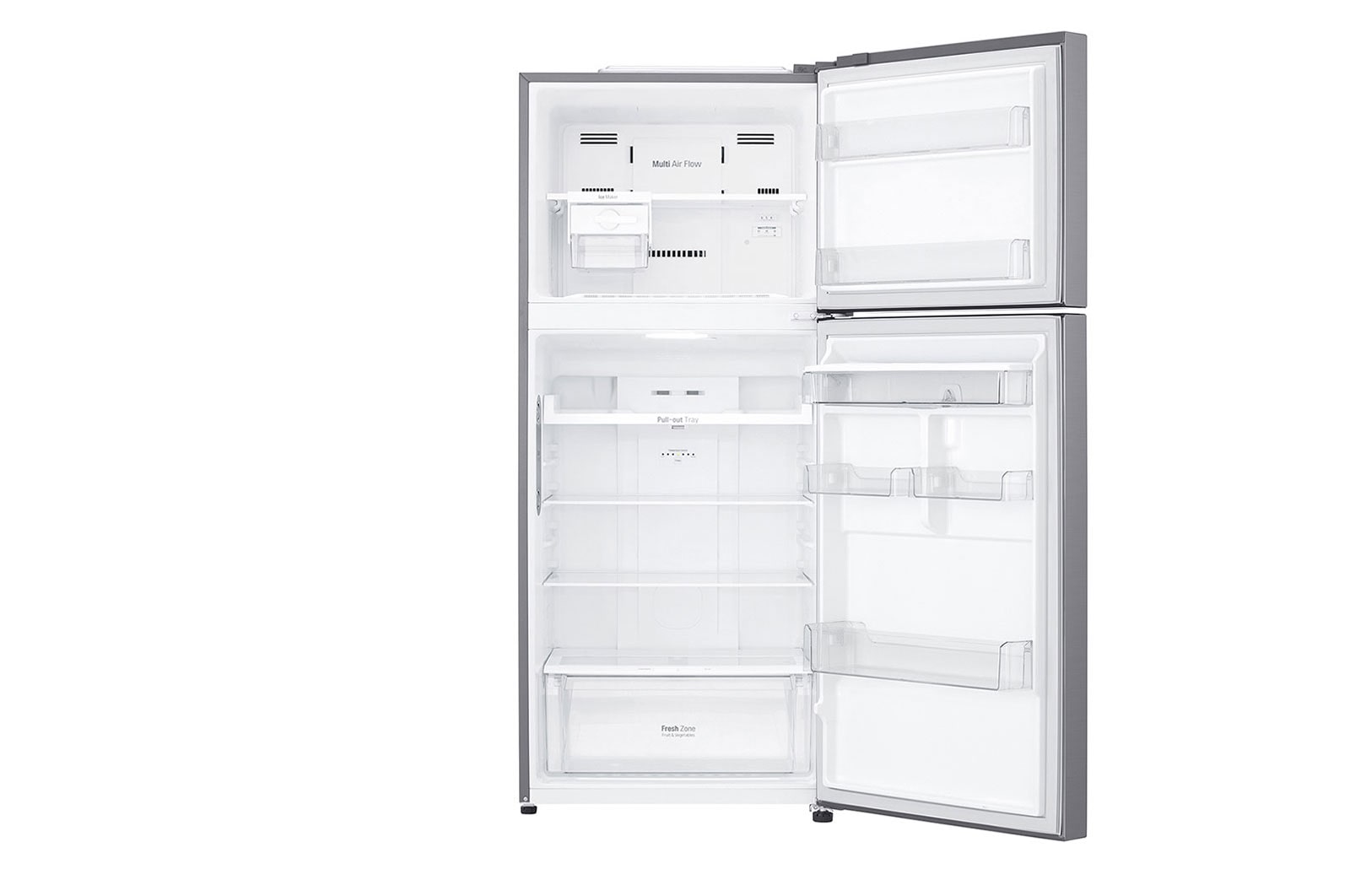 LG Nevera Top Mount, Tecnología Door Cooling™, de 427 LTS, No frost, Acabado Platinum silver, Inverter Lineal Compressor, LT39WPP