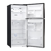LG Nevera Top Freezer, Fabricador de hielo, Tecnología Door Cooling™ de 437 LTS, No frost, Acabado Black Steel, Filtro Hygiene Fresh+®, Inverter Lineal Compressor, LT41AGDX